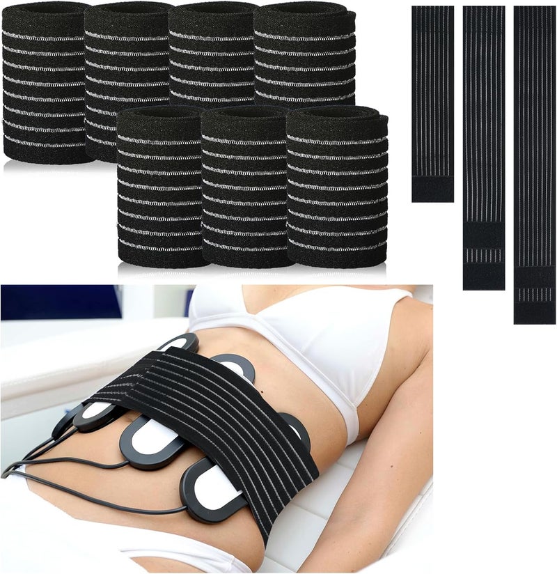 Threlaco 7 Pcs Laser Lipo Machine Elastic Bandage Spare Parts Wrap 3 Size for Slimming Beauty Machine Lipo Laser Bands Beauty Device Straps Accessories Adjustable Pad Band Wrap - Image 1